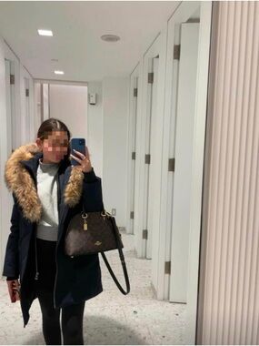 Rudsak Navy Winter Coat Fur Hood